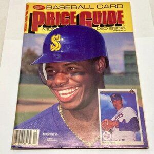 Vintage Baseball Card Price Guide Dec, 1990 Griffey Jr Nolan Cover Uncut 5 Cards